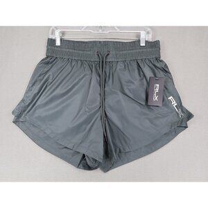 RLX Ralph Lauren Shorts Size Medium Gray Drawstring Gym Running Hiking‎ Workout